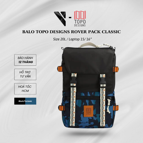 Balo TOPO DESIGNS (Corolado, USA) Rover Pack Classic 20L / Laptop 15″/16″
