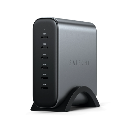 Bộ sạc GaN Satechi 200W 6 cổng USB-C