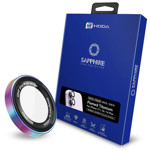 Kính Bảo Vệ Camera Monocular Lens Hoda Sapphire Cho iPhone 17/ 16/ 16 Plus