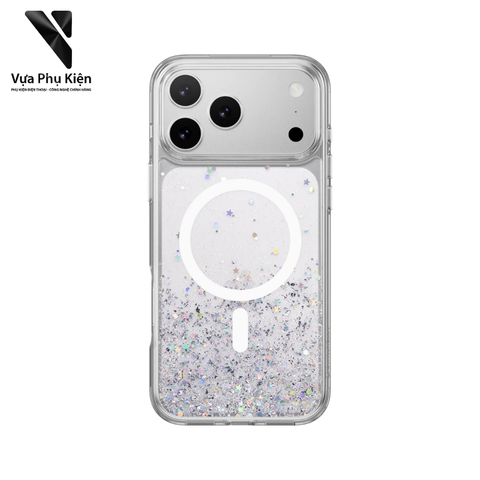 Ốp lưng Switcheasy Starfield M 3D Glitter Shockproof dành cho iPhone 17 Series