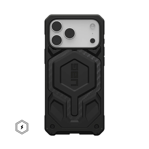 Ốp UAG Monarch Pro Exclusive Cap Carbon Fiber cho iPhone 17 Promax có nút camera control