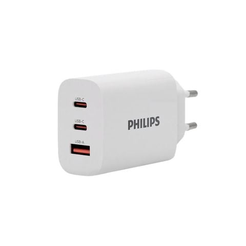 Củ sạc nhanh Philips 3in1 PD65W + QC3.0