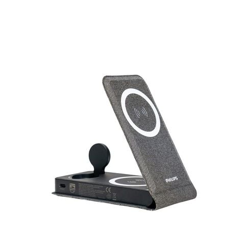 Pin sạc dự phòng không dây từ tính Philips 3in1 - 10.000mAh | Công suất tối đa 20W