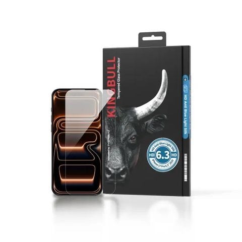 Kính Cường Lực Mipow Kingbull HD Anti Blue Light Premium Silk iPhone 17 Series