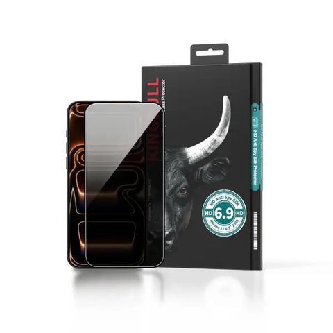 Kính Cường Lực Chống Nhìn Trộm Mipow Kingbull HD Anti-Spy Silk Premium iPhone 17 Series