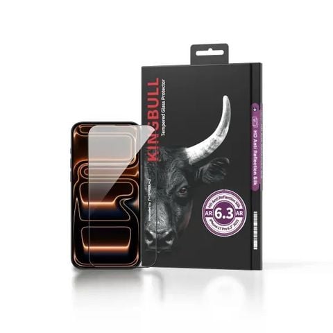 Kính Cường Lực Chống Phản Quang Mipow Kingbull HD Anti-Reflection Silk iPhone 17 Series
