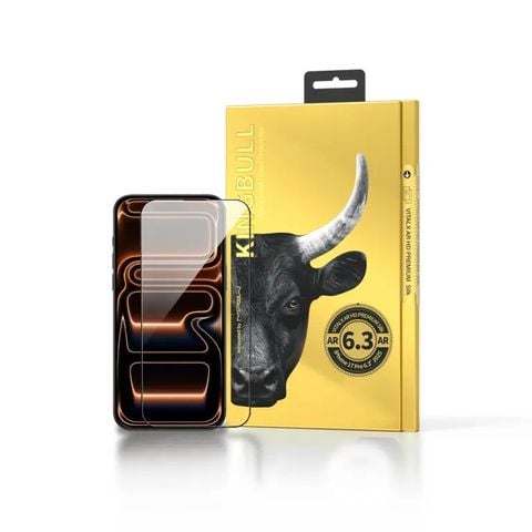 Kính Cường Lực Chống Phản Quang Cao Cấp Mipow Kingbull VITALX AR HD PREMIUM Silk iPhone 17 Series