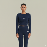  Áo khoác dài tay GOS Twist Wrap mặc 2 mặt cột chéo | Girlsofsports 