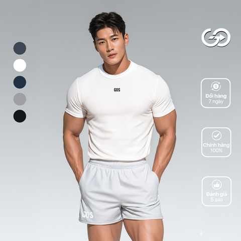  Áo thun thể thao GOS Cleanfit Tăm S22 