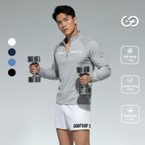  Áo thể thao dài tay GOS CoreZip S19 (phom xuông) 