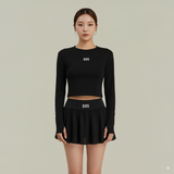  Áo thể thao dài tay nữ GOS Classic Longsleeves form rộng |  Girlsofsports 