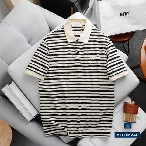  Polo Dệt Sọc Ngang ATBTBN022 