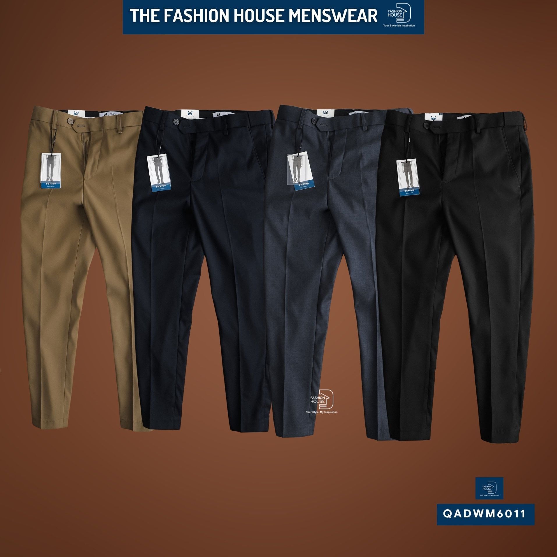 Quần Âu Tăng Cạp QADWM6011