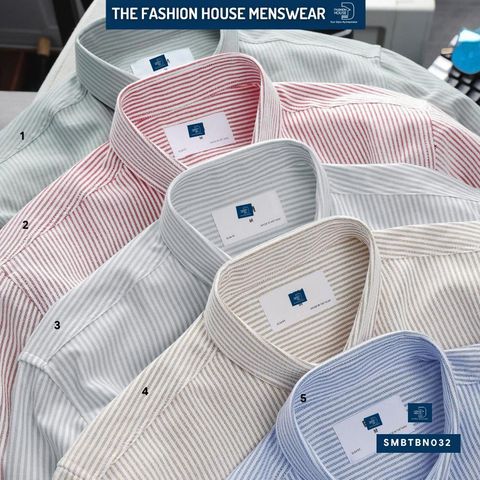  Sơ Mi Sọc Oxford SMBTBN032 