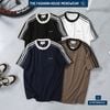 Áo Thun Tay Ngắn Sọc Vai Slim ATBTBN042