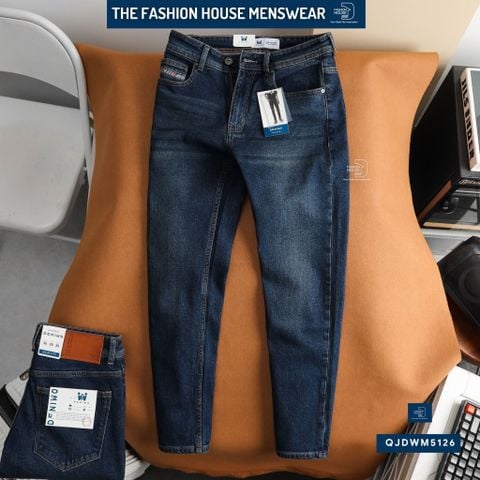  Jean Slim Trơn D.Blue QJDWM5126 