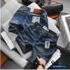 Quần Short Jean Nam Trên Gối Form Regular QSJDWM5111