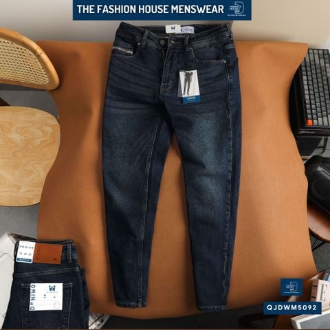  Jean Slim Trơn Indigo QJDWM5092 