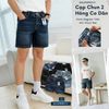 Quần Short Jean Nam Trên Gối Form Regular QSJDWM5111