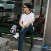 Áo Thun Tay Ngắn Sọc Vai Slim ATBTBN042