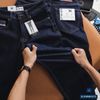 Jean Slim Trơn Xanh Đậm QJDWM5072
