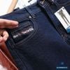 Jean Slim Trơn Xanh Đậm QJDWM5072