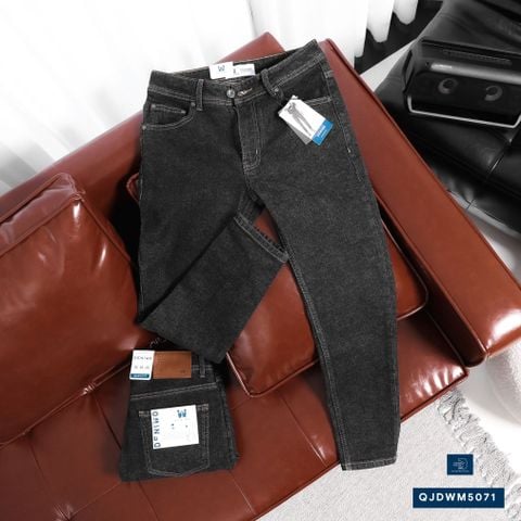 Jean Slim Trơn Muối Tiêu QJDWM5071