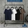 Áo Thun Tay Ngắn Sọc Vai Slim ATBTBN042