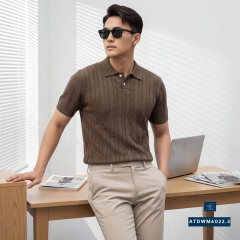  Áo Polo Dệt Kim ATDWM6022 