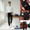 Jean Slim Trơn Xám Đậm QJDWM5081