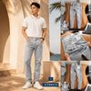 Jean Slim Trơn Xám Nhạt QJDWM5124
