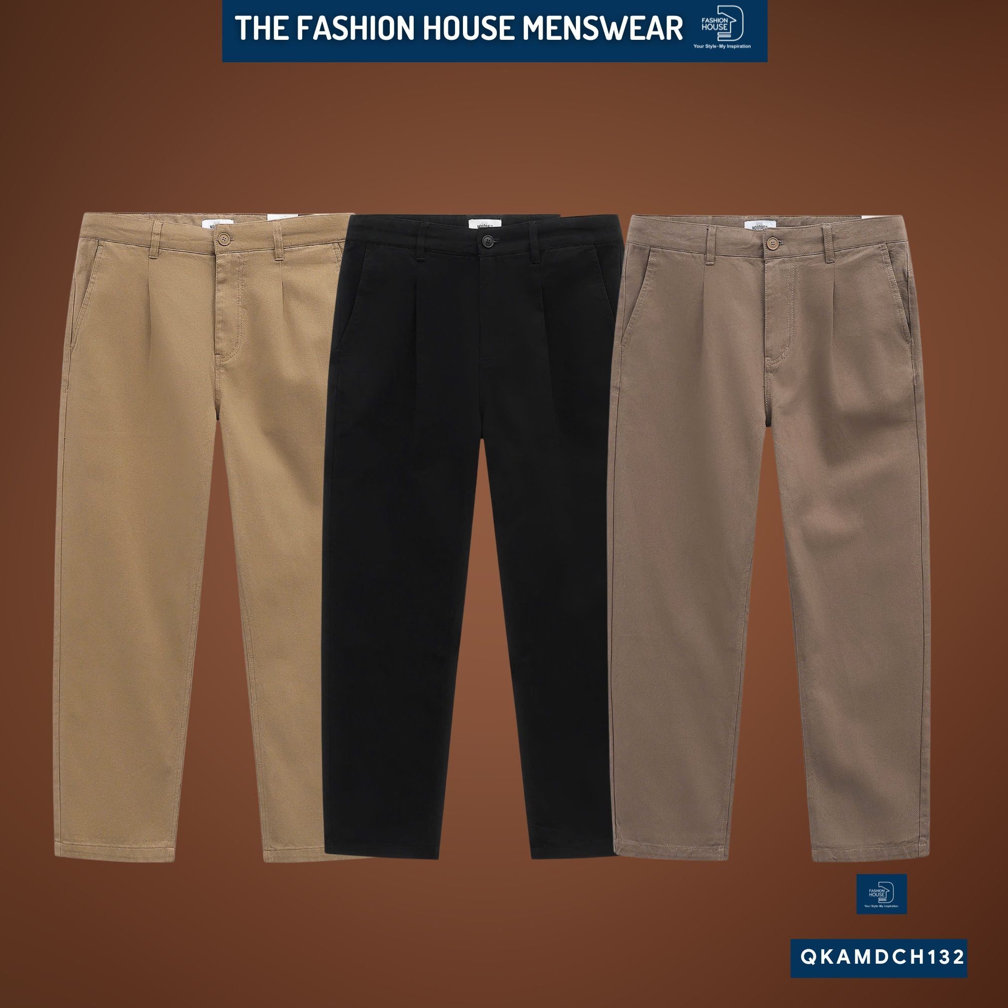 Quần Kaki Straight QKAMDCH132