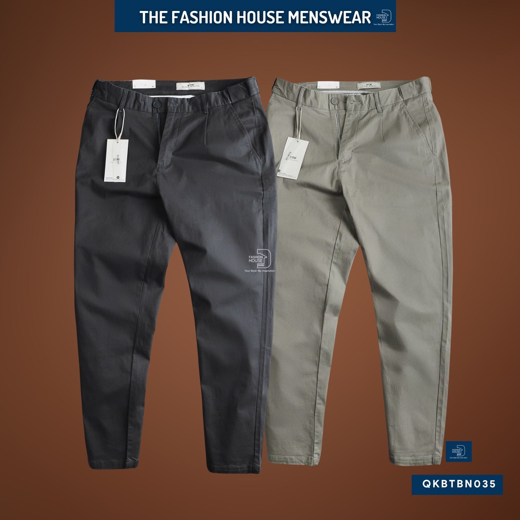 Quần Kaki Slim QKBTBN035