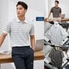 Polo Dệt Sọc Ngang ATZRVG56