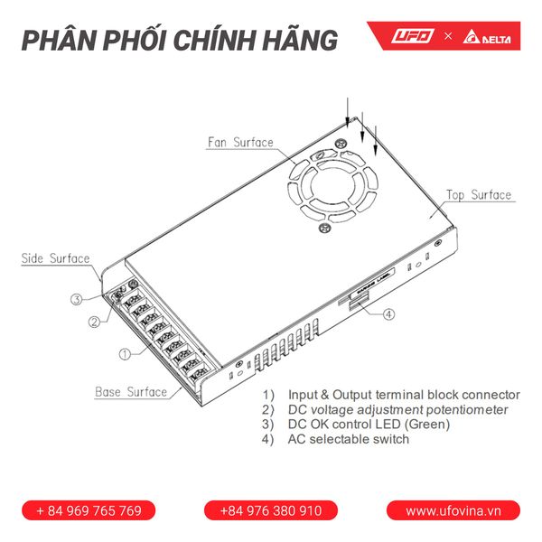  Delta PMT-24V350W2BR-24S 