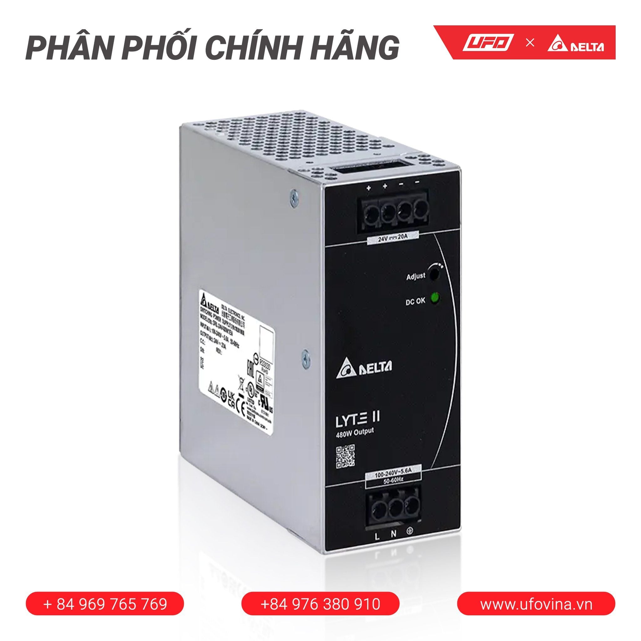  Delta - DRL-24V480W1EN-24S 