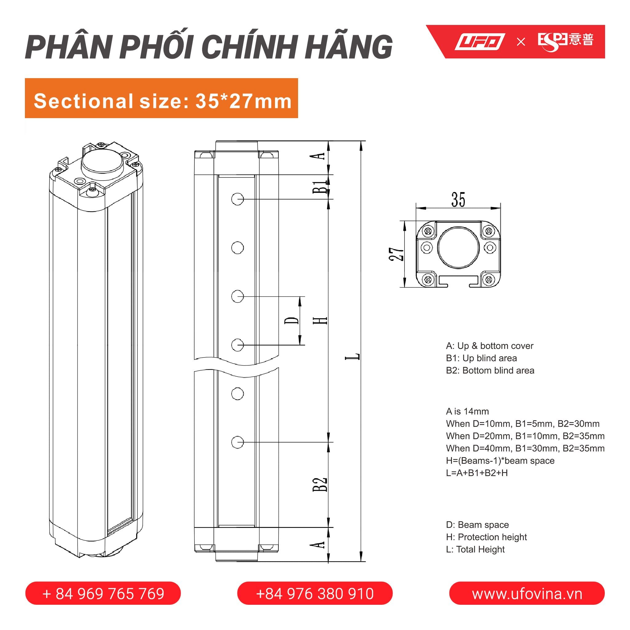  ESPE Classic Type 4 Safety Light Curtain 10ESE150-16N-5-U 