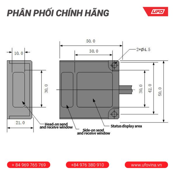  Optical communication sensor OPCA-N8S-24U-S 