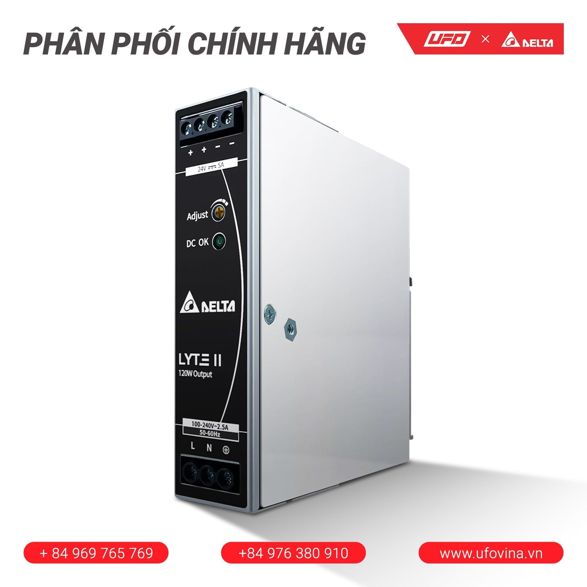  Delta Bộ nguồn DRL-24V120W1ENA 