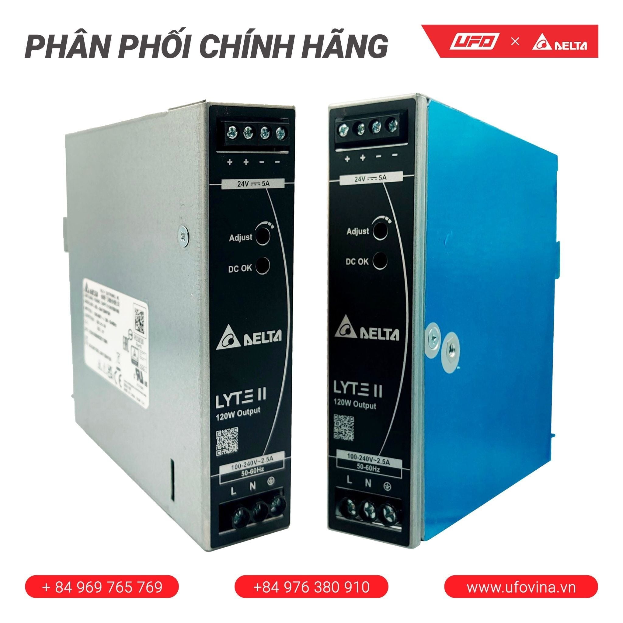  Delta Bộ nguồn DRL-24V120W1ENA 