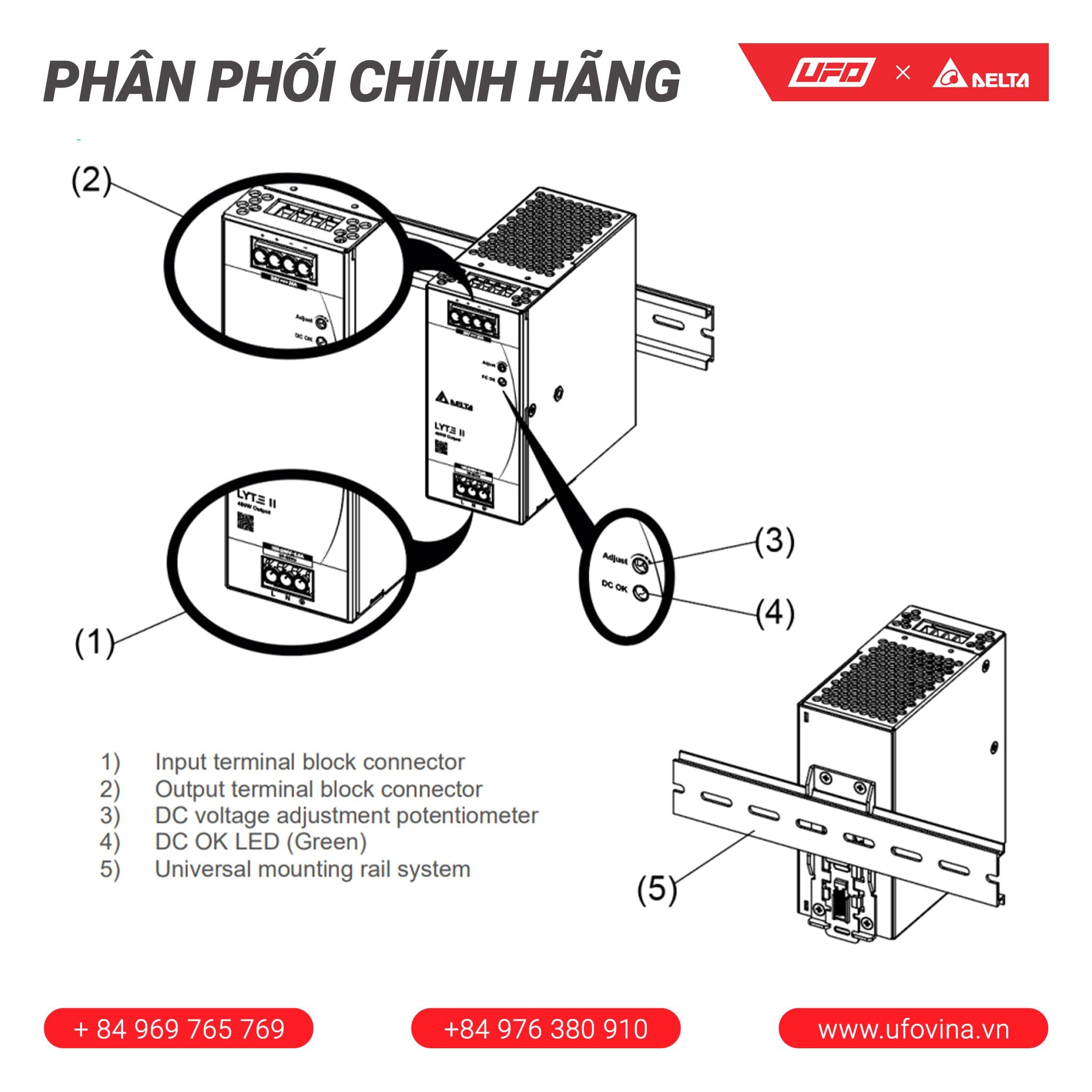  Delta - DRL-24V480W1EN-24S 