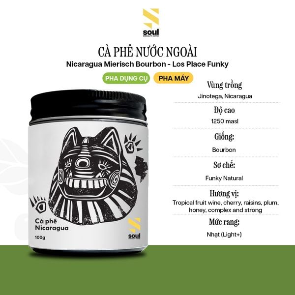  Nicaragua Mierisch Bourbon - Los Place Funky 