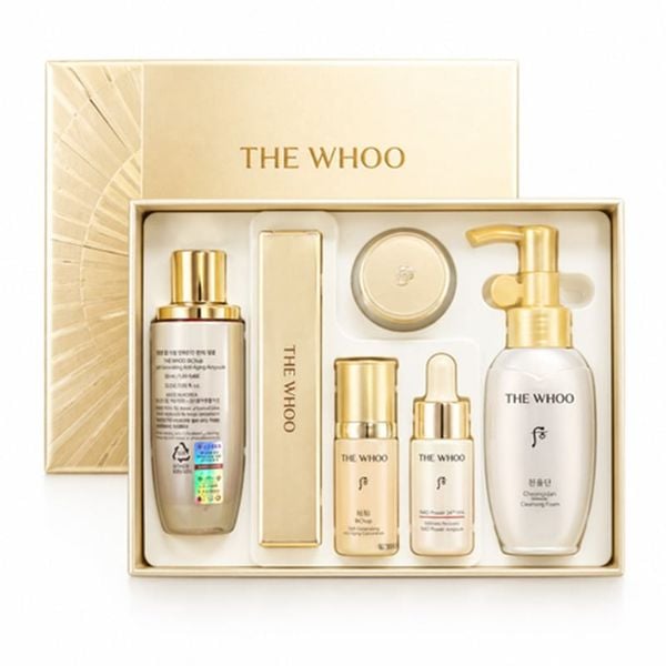 Full Size Bộ Tinh Chất Tăng Cường Hỗ Trợ Ngừa Lão Hóa Chuyên Sâu The Whoo Bichup Ultimate Recovery NAD Power Ampoule Upsize 50ml (DEAL BOM TẤN 999K)