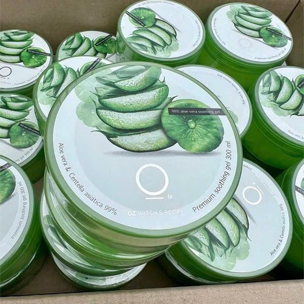 Combo 2 Gel Lô Hội Dưỡng Ẩm Đa Năng OZ Witch Premium Soothing Gel 300mlx2