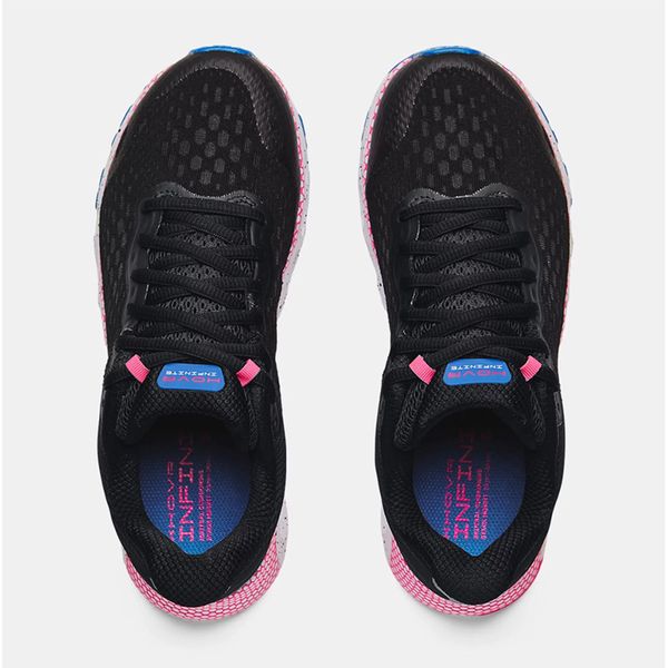 (HÀNG XẢ KHO CÓ LỖI) Giày Chạy Bộ Nữ Under Armour Fw Hovr Infinite 3 Running Cushioned W Black/Electro Pink 3023556-003