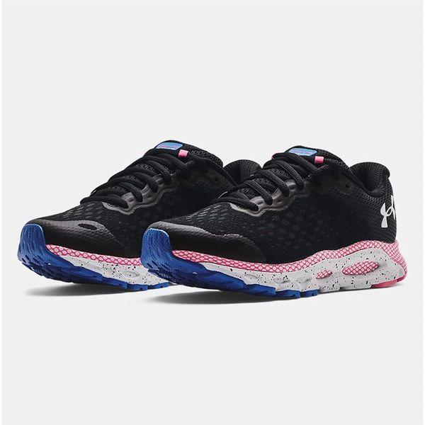 (HÀNG XẢ KHO CÓ LỖI) Giày Chạy Bộ Nữ Under Armour Fw Hovr Infinite 3 Running Cushioned W Black/Electro Pink 3023556-003