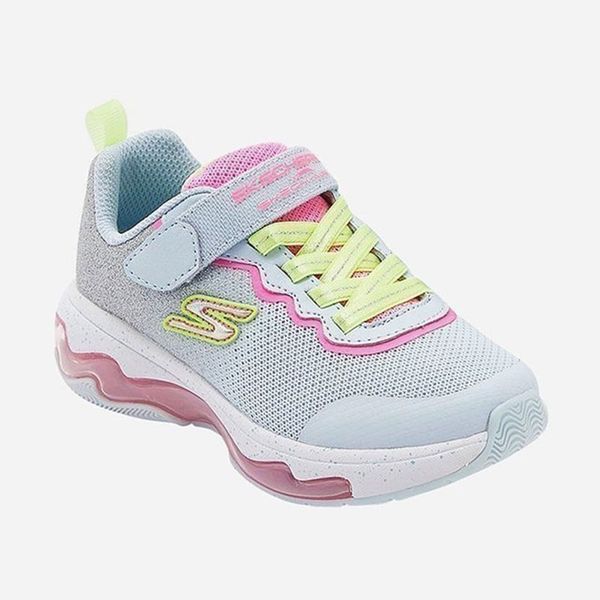(HÀNG XẢ KHO CÓ LỖI) Giày Thời Trang Bé Gái Skechers AIR FUSION 302383L-LGPK