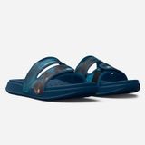 (HÀNG XẢ KHO CÓ LỖI) Dép Tập Luyện Nữ Under Armour UA FW ANSA LIFESTYLE SLIDE W FUSE TEAL/PETROL BLUE/PETROL BL 3025404-300