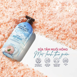 Combo 2 Sữa Tắm Muối Hồng Himalaya Pink Salt Mát Lạnh, Thư Giãn 500gx2