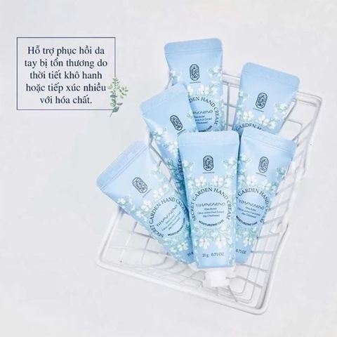 Combo 2 Kem Dưỡng Da Tay Yihan Carino Secret Garden Hand Cream 20gx2 Tặng Gel Dưỡng Ẩm Wellderma G Plus Mils Acis Ance Gel Cleanser 120ml